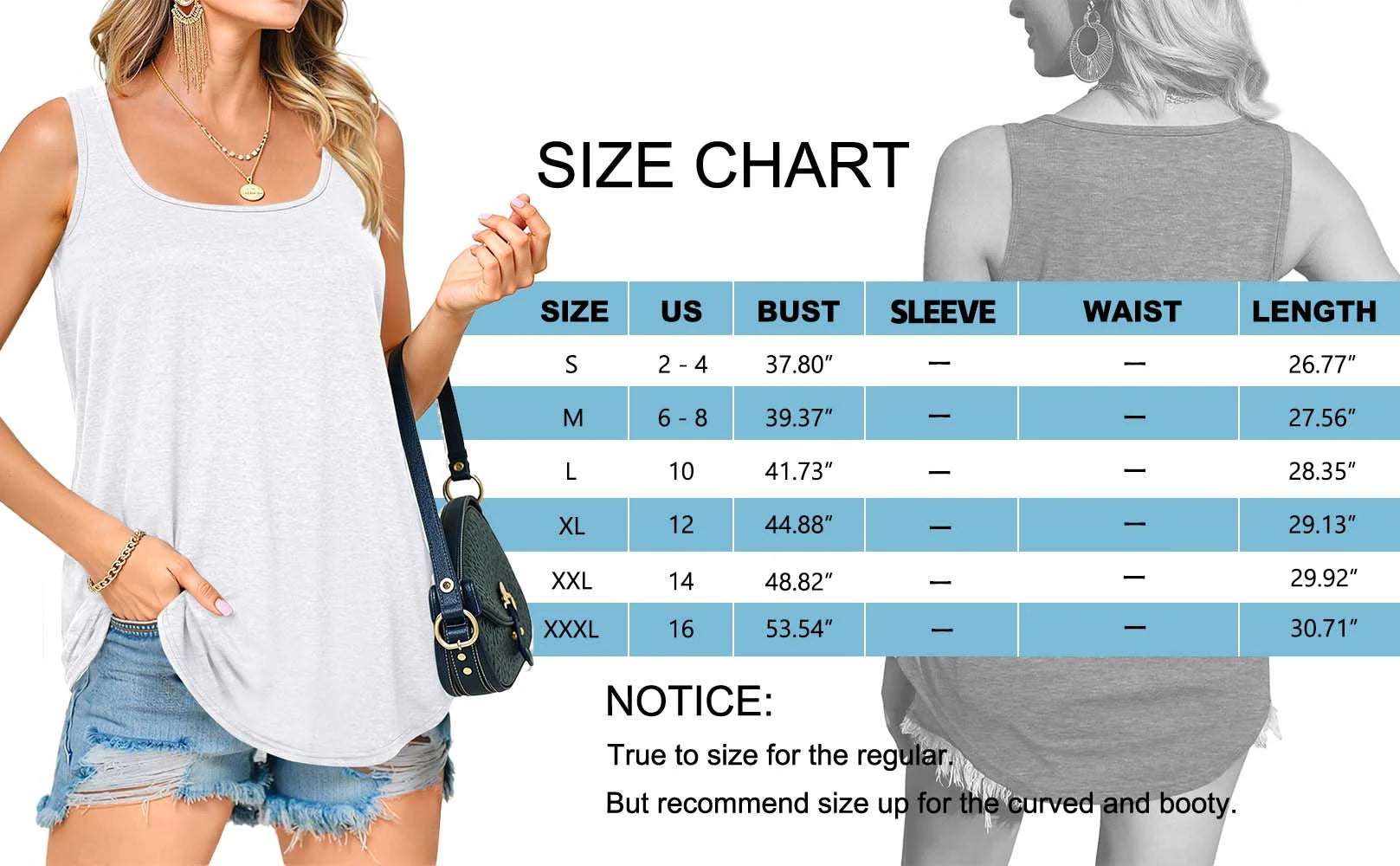 Summer Womens Tank Tops U Neck Casual Flowy Sleeveless Shirts for Women